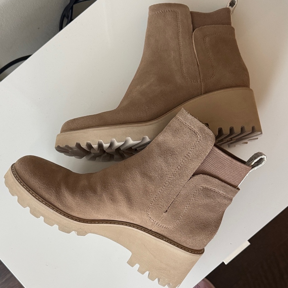 Huey H2O Waterproof Suede Lug Sole Bootie